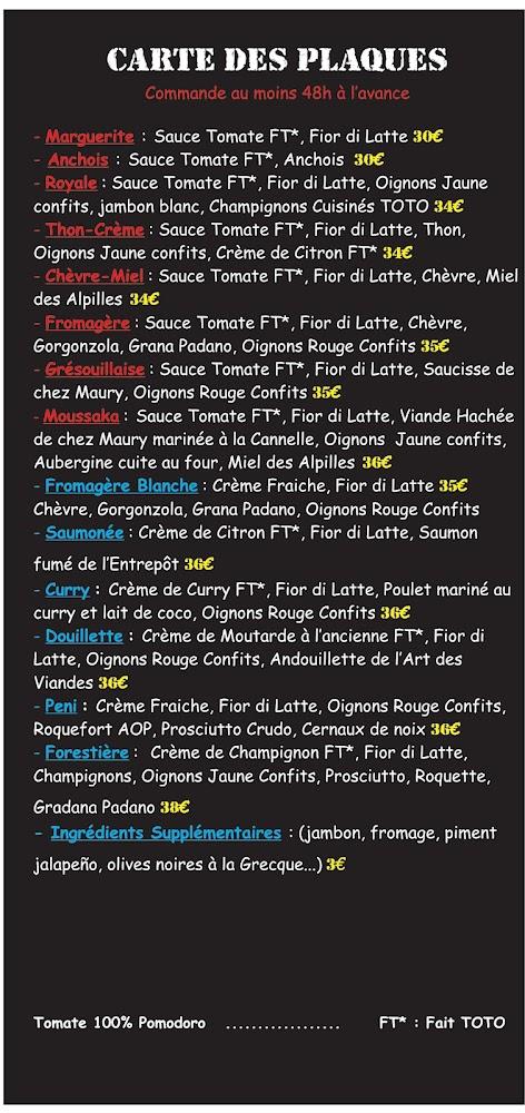 La Casa TOTO - Menu Image 3